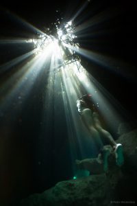 cenote freediver freefall academy